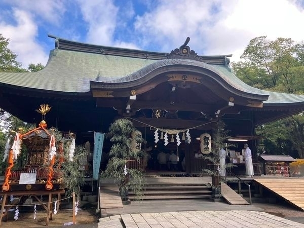 今日9/15(金)朝は「六椹八幡宮例祭」神事に出席し、参拝をしました。 | ニュース・活動報告 | 山形県参議院議員 芳賀道也（はが みちや） |  人に優しい政治にズームイン。なんとがさんなね！